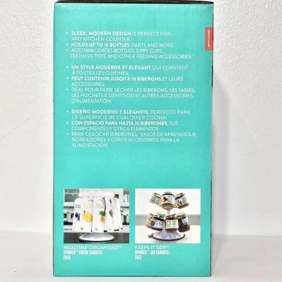 NEW! Prince Lionheart Deluxe Baby Bottle Pacifier Silverware Drying Station Rack - Picture 10 of 10